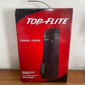 Top Flite Golf Club Travel Bag Cover with Wheels and Shoe Pocket‎